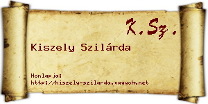 Kiszely Szilárda névjegykártya